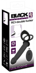 Black Velvets RC Double Partner System Silicone, Waterproof, Black