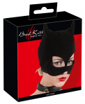 You2Toys Nubuck-Style Black Cat Mask with Open Eyes and Mouth