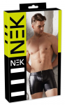 NEK Biker-Style Matte Pants L with Padded Front Zip Finish