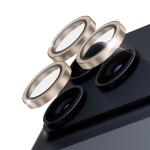 PanzerGlass&reg; Hoops&reg; Kamera Objektyvo Apsauga Blizganti Auksinė iPhone 17 Pro | iPhone 17 Pro Max | iPhone 16 Pro | 16 Pro Max
