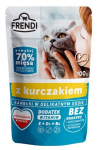 FRENDI Gabalėliai padaže su vi&scaron;tiena - drėgno kačių ėdalo - 100 g