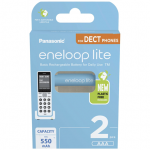 Panasonic | Rechargeable Batteries | ENELOOP Lite BK-4LCCE/2DE | AAA | 550 mAh | 2 pc(s)