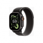 Apple Watch Ultra 3&nbsp;GPS + Cellular&nbsp;49mm&nbsp;Black Titanium Case with Black/Charcoal Trail Loop - M/L | Apple
