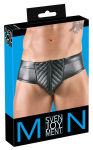 Svenjoyment Men's Matte Black Briefs with Open Back XL