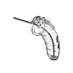 Shots Model 16 Silicone Chastity Cage with Urethral Dilator 11.5 cm