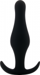 Sinner Gear Anal Plug Small with Ergonomic Handle Black 4.6 Inch