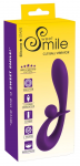 Sweet Smile Clit Ball Flexible Dual Motor Intimate Massager 20 cm Pink
