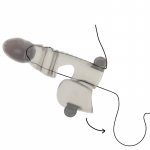 OHMAMA Vibrating Intimate Sheath 3-Motor Flexible Anatomical 14cm