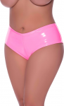 Magic Silk Low Rise Boy Short 2X Pink - Soft Microfiber Lingerie
