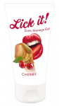 Orion Lick it! Intimate Gel Wild Cherry Fragrance 50ml Vegan Formula