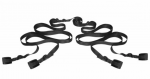 XR Brands Hold Me Bed Bondage Set Black - Adjustable Restraint System