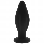 OHMAMA Silicone Plug 12 cm with Suction Cup - Medical Grade, Black