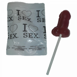 Diablo Picante Strawberry & Cherry Flavour Candy Lollipop Red 13g