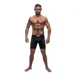 Male Power Black Nite Compression Shorts S - Above Knee Support