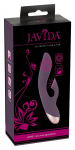 Javida Sucking Vibrator 12-Mode Dual-Action, Silicone, Waterproof 21.6cm