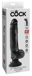 Pipedream King Cock 9" Flexible Vibrating Intimate Device with Suction Cup