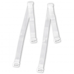 Bye Bra Adjustable Transparent Silicone Bra Straps 10mm Clear