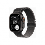Apple Watch Ultra 3&nbsp;GPS + Cellular&nbsp;49mm&nbsp;Black Titanium Case with Black Titanium Milanese Loop - Medium | Apple
