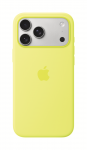 Apple iPhone 17 Pro Max silikoninis dėklas su MagSafe neoninė geltona