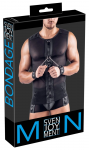 Svenjoyment Bondage Net Shirt with Matte Details & Adjustable Cuffs S