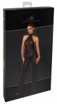 Noir Handmade Shimmering Cold Shoulder Jumpsuit S - Transparent Black