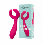 EasyToys Couples Intimate Dual-Ended Vibrator, Waterproof, USB Rechargeable