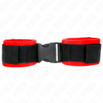 KINK Nylon Adjustable Wrist Restraints Black 25-35 cm x 6 cm Hook & Loop