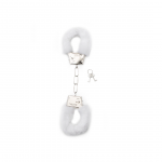 Ouch! Plush Furry Handcuffs Metal Adjustable Pink Locking System