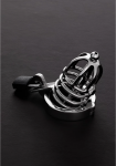 Shots Attica Stainless Steel Chastity Device 45mm with Removable Plug