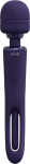 VIVE Kiku Double-Ended Wand with Flapping Stimulator, Purple, Silicone