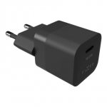 Mini USB-C kelioninis įkroviklis 25W, juodas