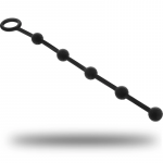OHMAMA Silicone Anal Chain 23 cm - Flexible Bead Model with Safety Ring