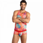 Anais Men Falcon Top L - Lycra Men&rsquo;s Briefs with Banana Print, Large