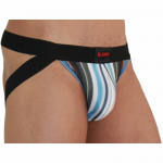 BURN Jock Multicolor/Black M - Stylish Anatomical Intimate Wear
