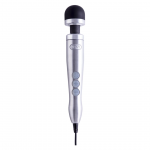 DOXY Number 3 Die Cast Wand Massager Silver, Compact Aluminum Model