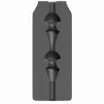 All Black Energy Intimate Device Black 17 cm Ergonomic Grip