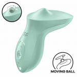 Satisfyer Exciterrr Mint Lay-On Intimate Device, 10 Vibrations, Waterproof