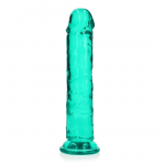 REALROCK Crystal Clear 8-inch Intimate Model with Suction Cup Transparent