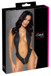 Cottelli PARTY Body S/M Black Matt Look with Collar & Decorative Bands