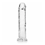 REALROCK Crystal Clear 8.7" Intimate Machine with Suction Base Transparent