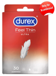 Durex Feel Ultra Thin 30 pcs - Enhanced Comfort & Sensitivity Condoms