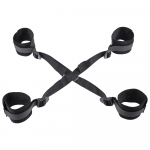 Sportsheets Sex & Mischief Adjustable Hog Tie Restraint System Black