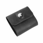 Fixed | Classic Wallet for AirTag | Apple | Genuine cowhide | Black | Dimensions of the wallet : 11 x 11.5 cm; Closing of the wa
