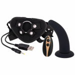 Seven Creations Intimate System 12.5cm Silicone Harness Set Black
