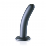 OUCH! Smooth Silicone Intimate Device 14.5 cm Metallic Finish Suction Cup