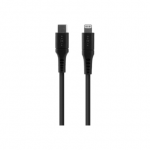 USB-C/Lightning kabelis su PD, 1,2 m, MFi, juodas