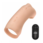 Pretty Love Vibrating Silicone Sleeve Lightweight, Rechargeable, Black
