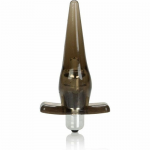 CalExotics Mini Vibro Tease Black - Compact Waterproof Vibrating Plug 10cm