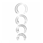 ManCage Spare Ring Set - Adjustable Size Ring Kit, Black