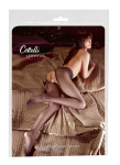 Cottelli Legwear Open-Design Black Tights Size 3 Polyamide Blend